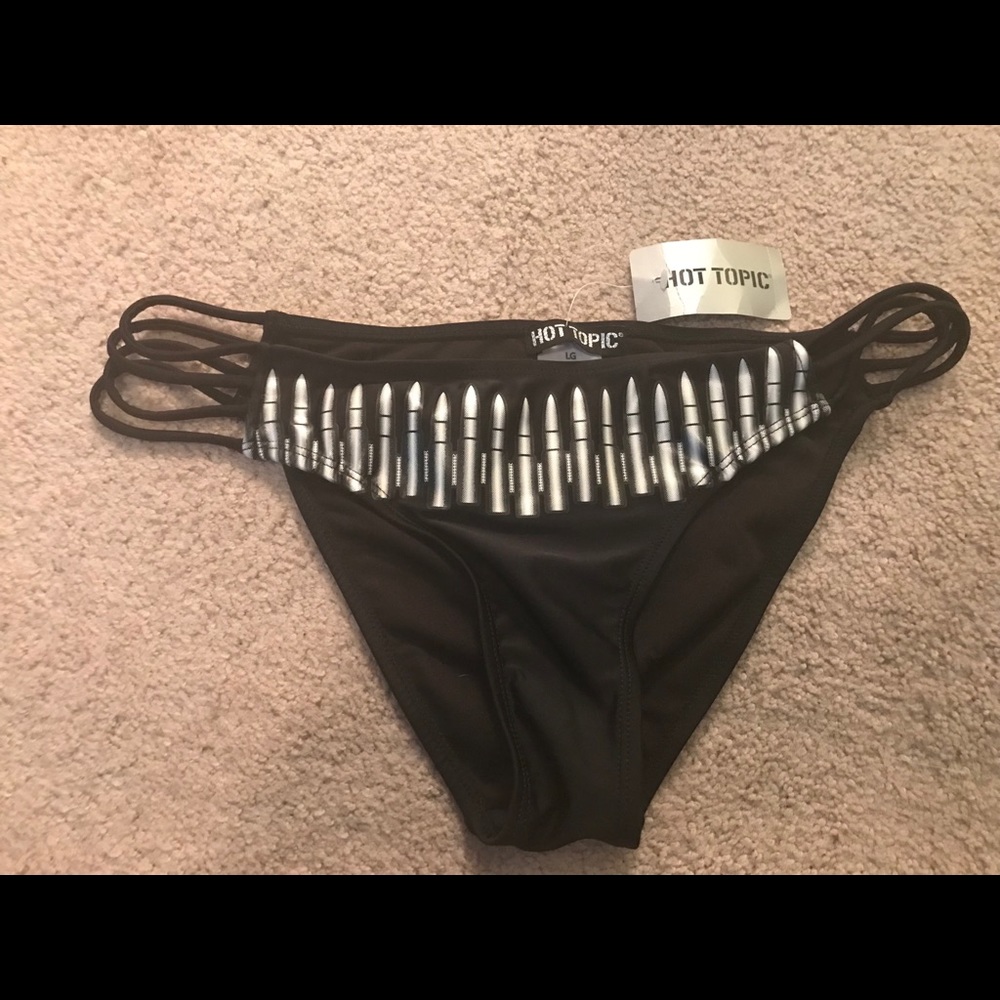 NEVER WORN Hot topic bullet swim bottoms